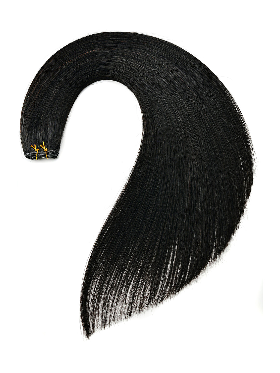 Gix Straight Genius Weft Hair Extensions #1B