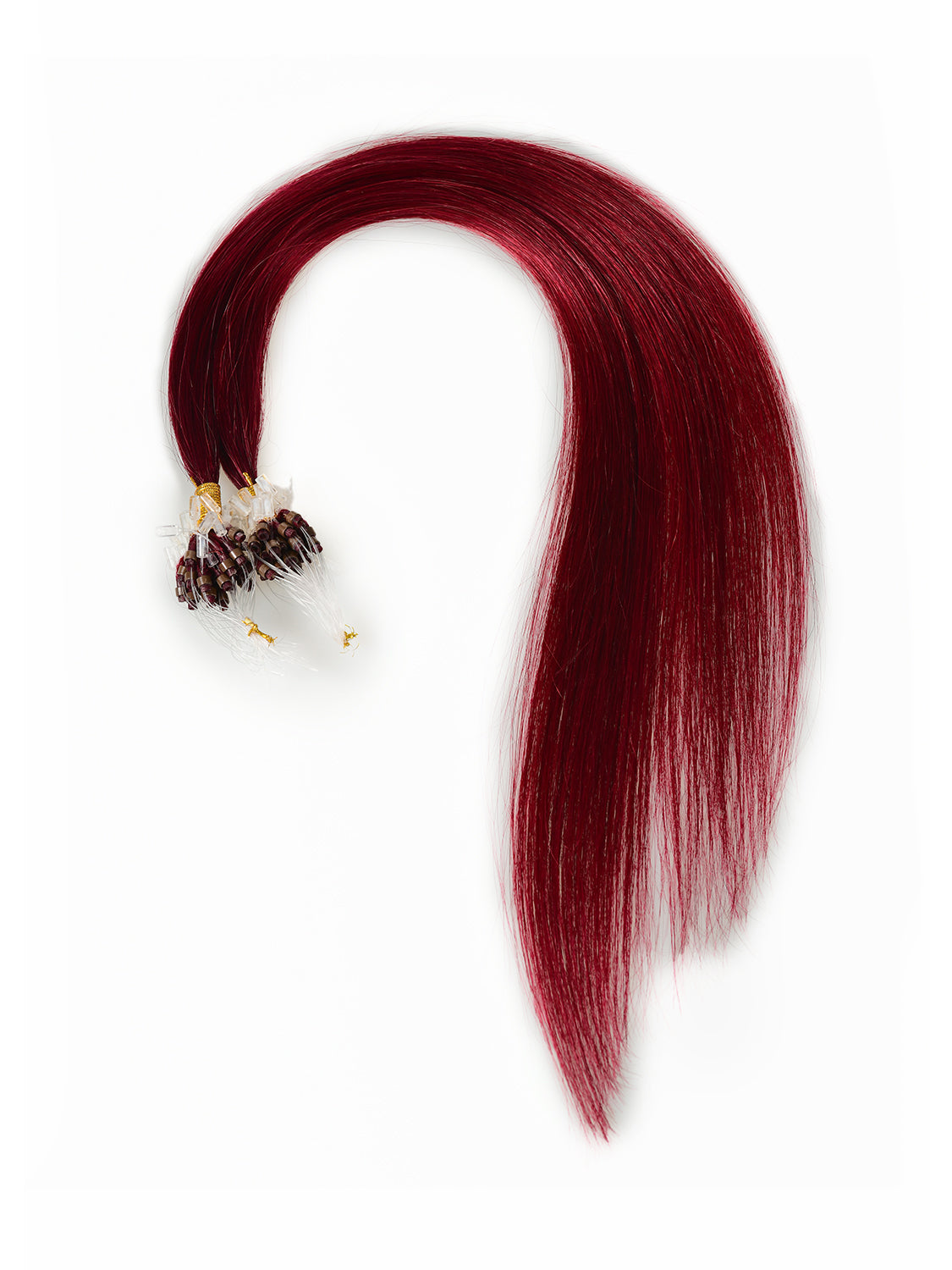 Gix Straight Micro Loop Hair Extensions 99J