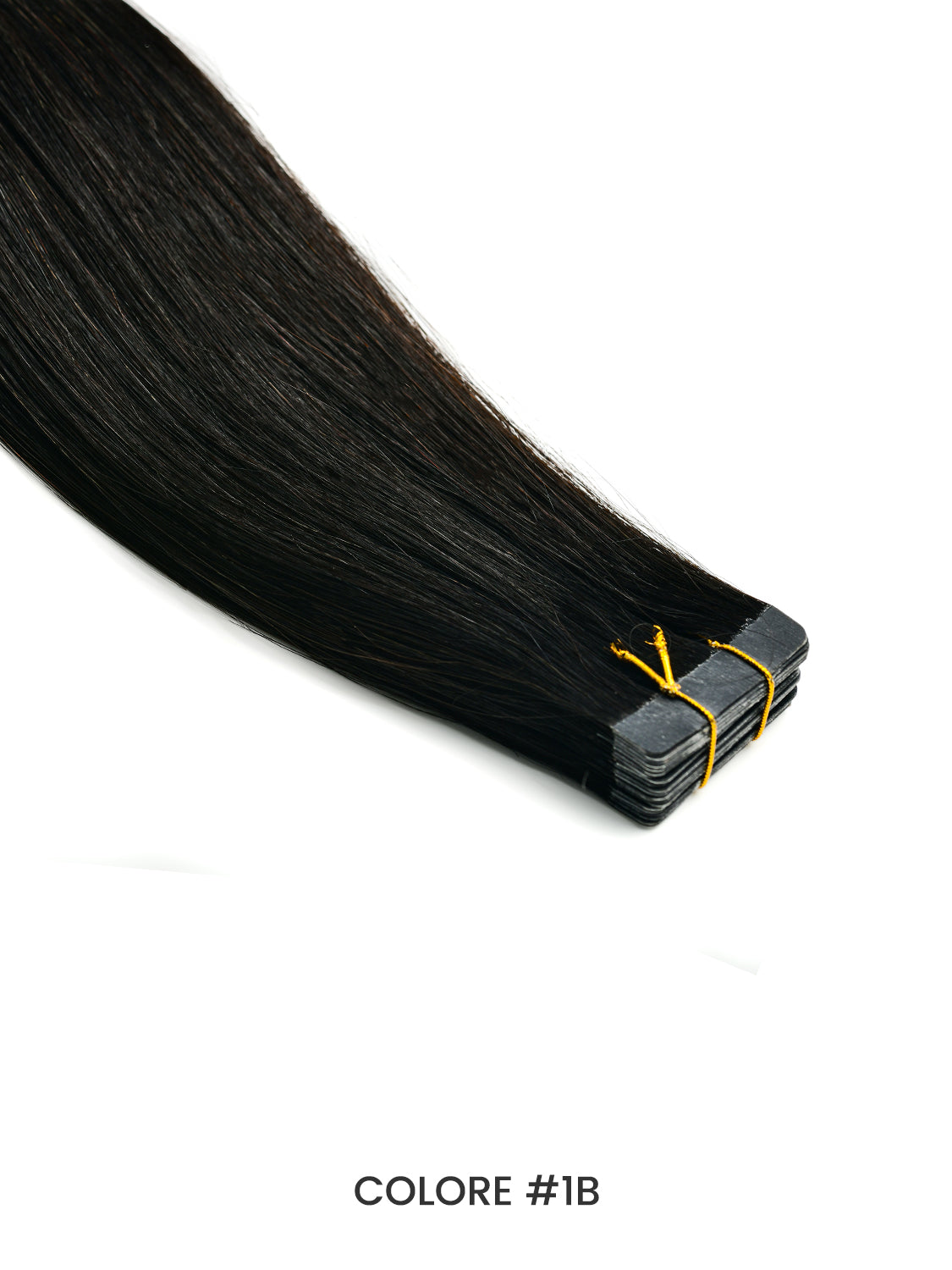 Gix Straight Classic Tape Hair Extensions #1B