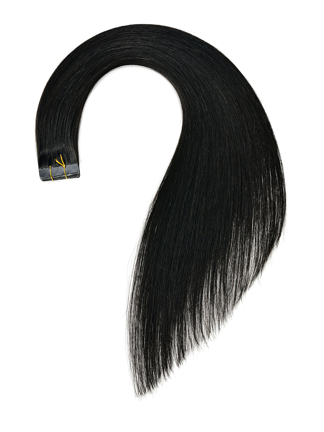 Gix Straight Classic Tape Hair Extensions #1B