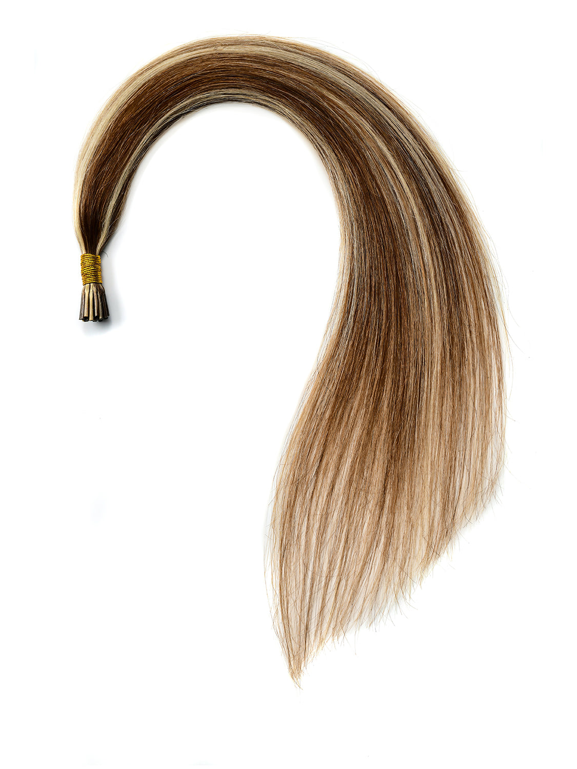 Gix Straight I-tip Hair Extensions #P6/613
