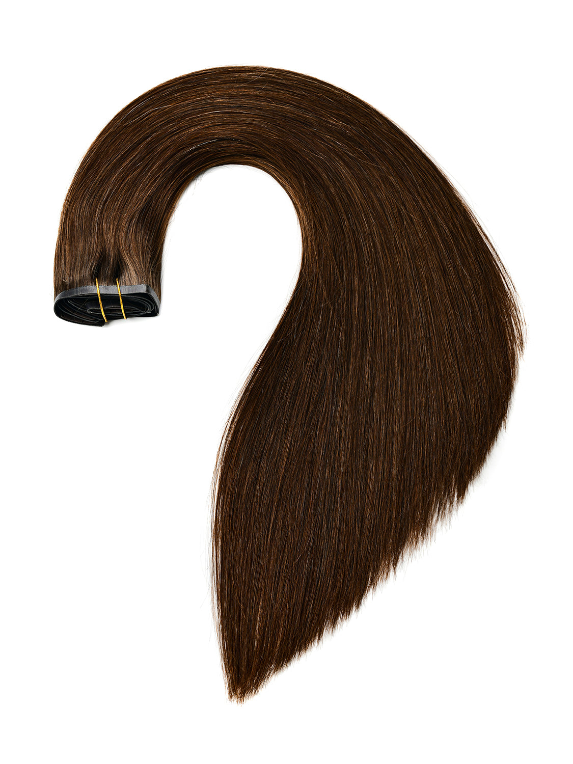 Gix Straight Tape-in Clips Hair Extension #2 7Pcs 16Clips