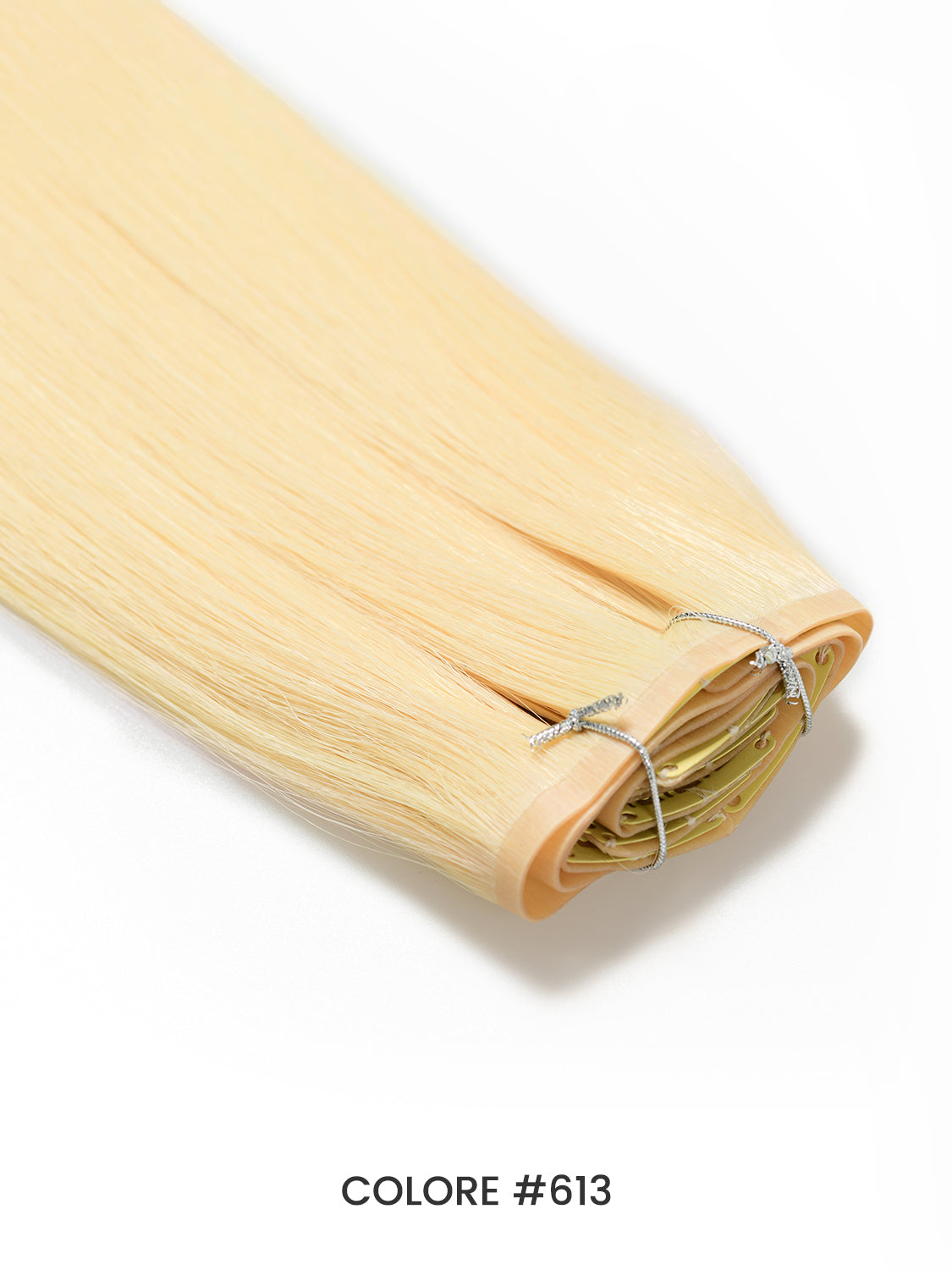 Gix Straight Tape-in Clips Hair Extension #613 7Pcs 16Clips