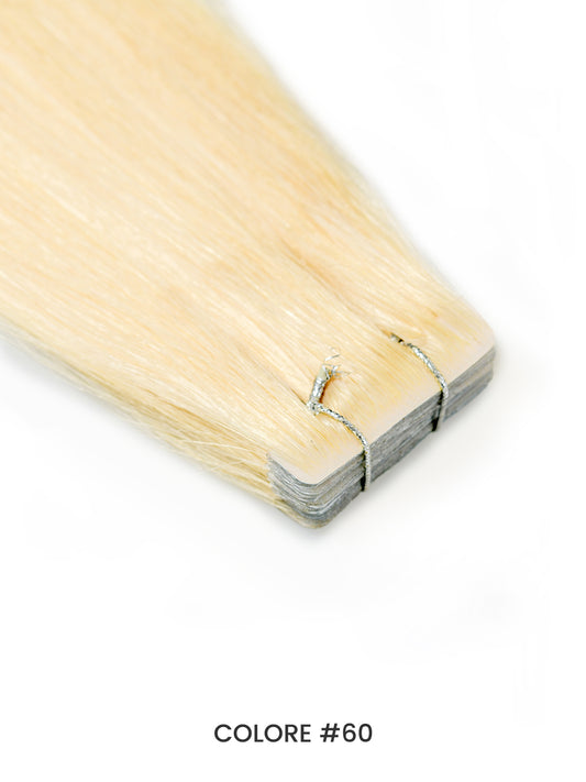 Gix Straight Invisible Tape Hair Extensions #60