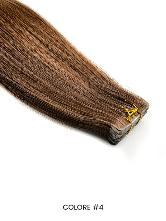 Gix Straight Invisible Tape Hair Extensions #4