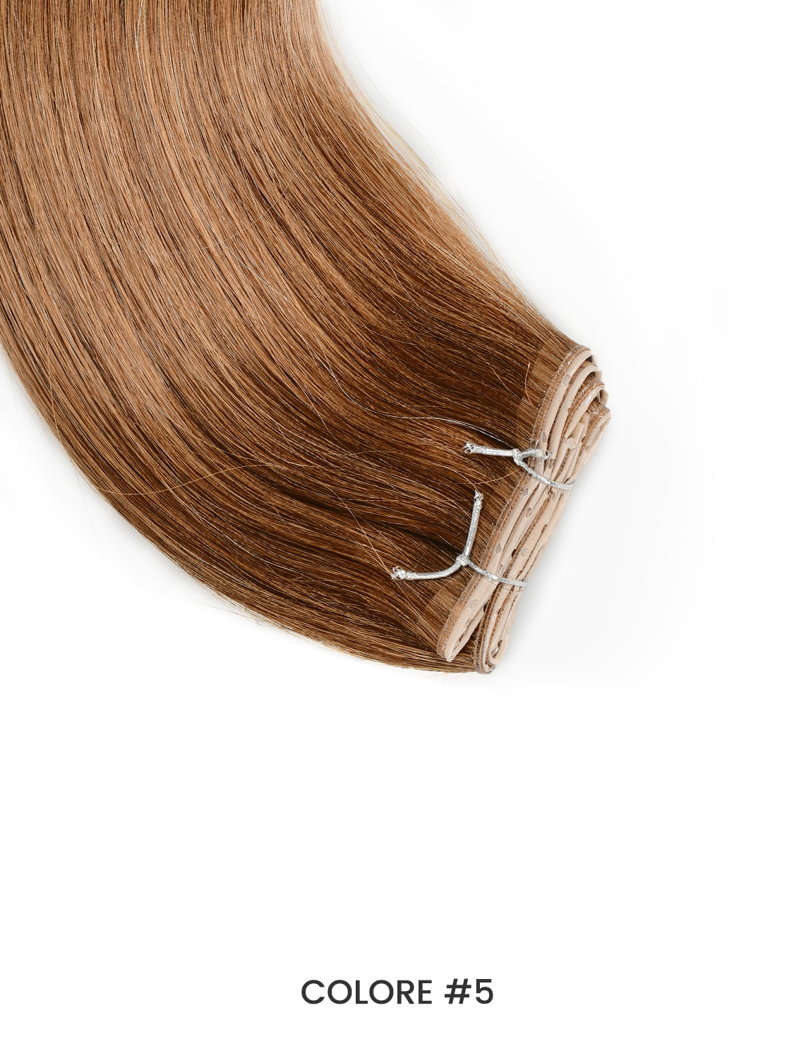 Gix Straight Twin Perforated Weft Hair Extensions #5