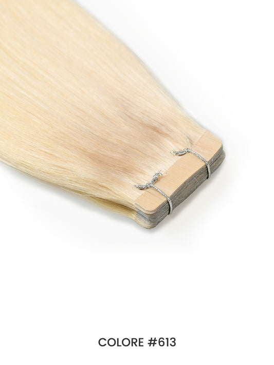 Gix Straight Classic Tape Hair Extensions #613