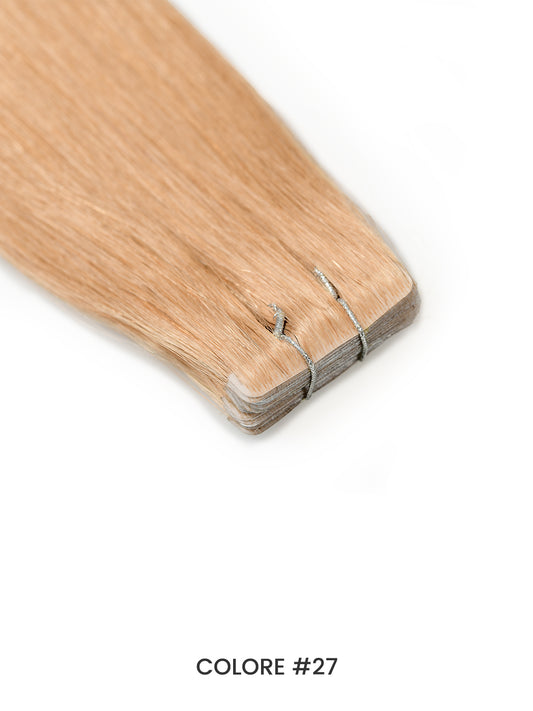 Gix Straight Invisible Tape Hair Extensions #27